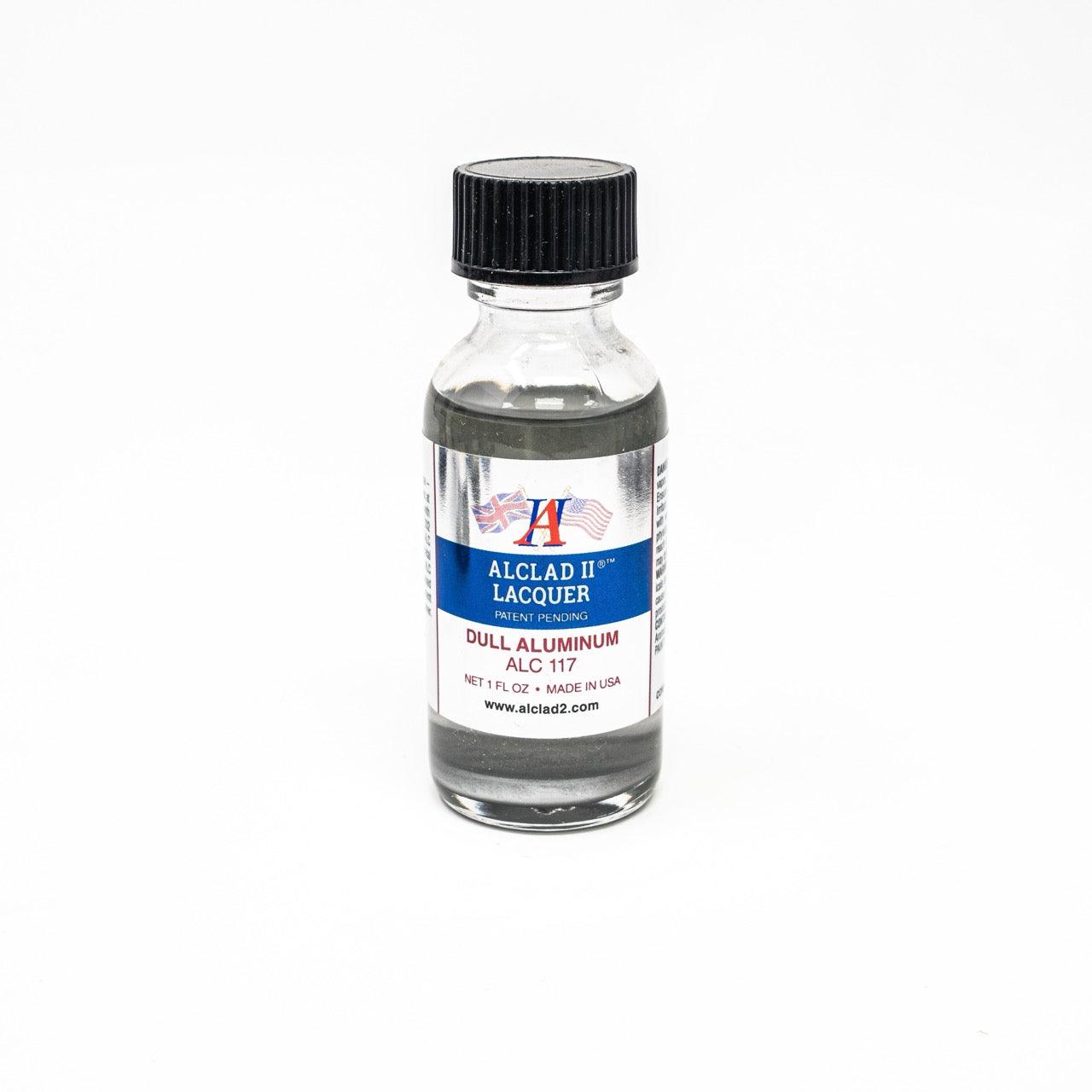 ALC-117 Alclad II Dull Aluminum Lacquer Paint 1-oz bottle