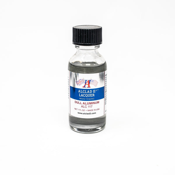 ALC-117 Alclad II Dull Aluminum Lacquer Paint 1-oz bottle