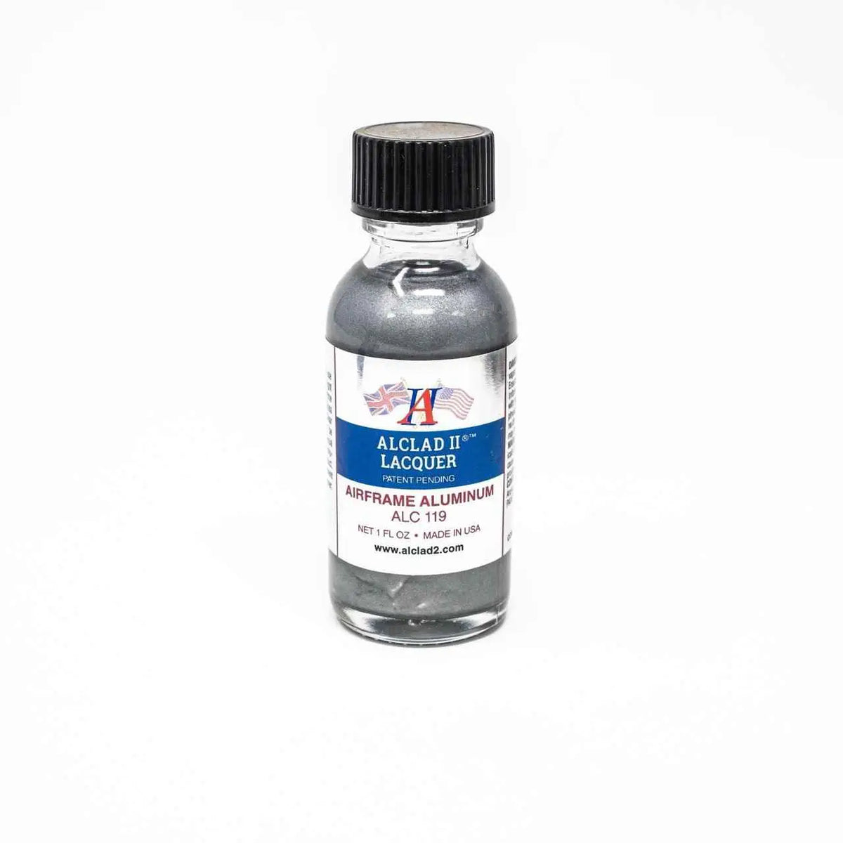 ALC-119 Alclad II Airframe Aluminum Lacquer Paint 1-oz bottle-Arizona Hobbies