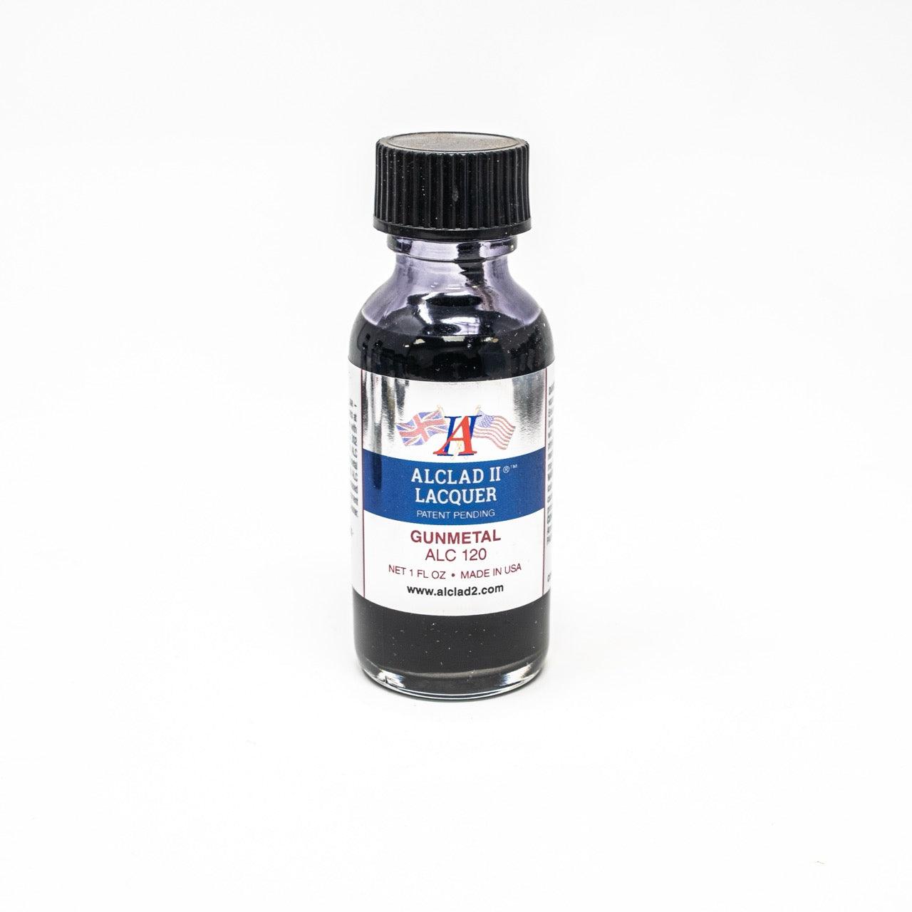 ALC-120 Alclad II Gun Metal Lacquer Paint 1-oz bottle