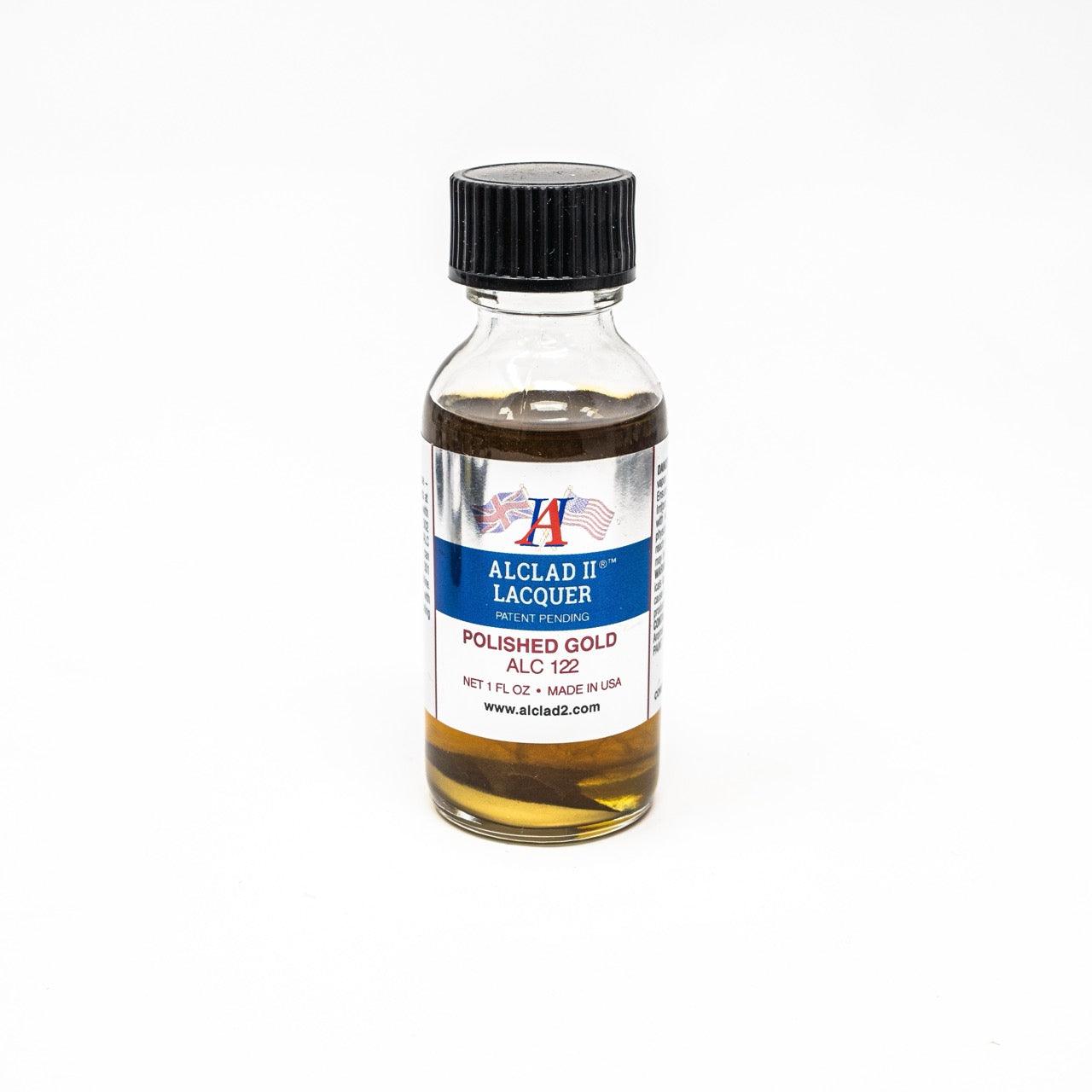 ALC-122 Alclad II Mirrored Gold Paint for Lexan 1-oz bottle