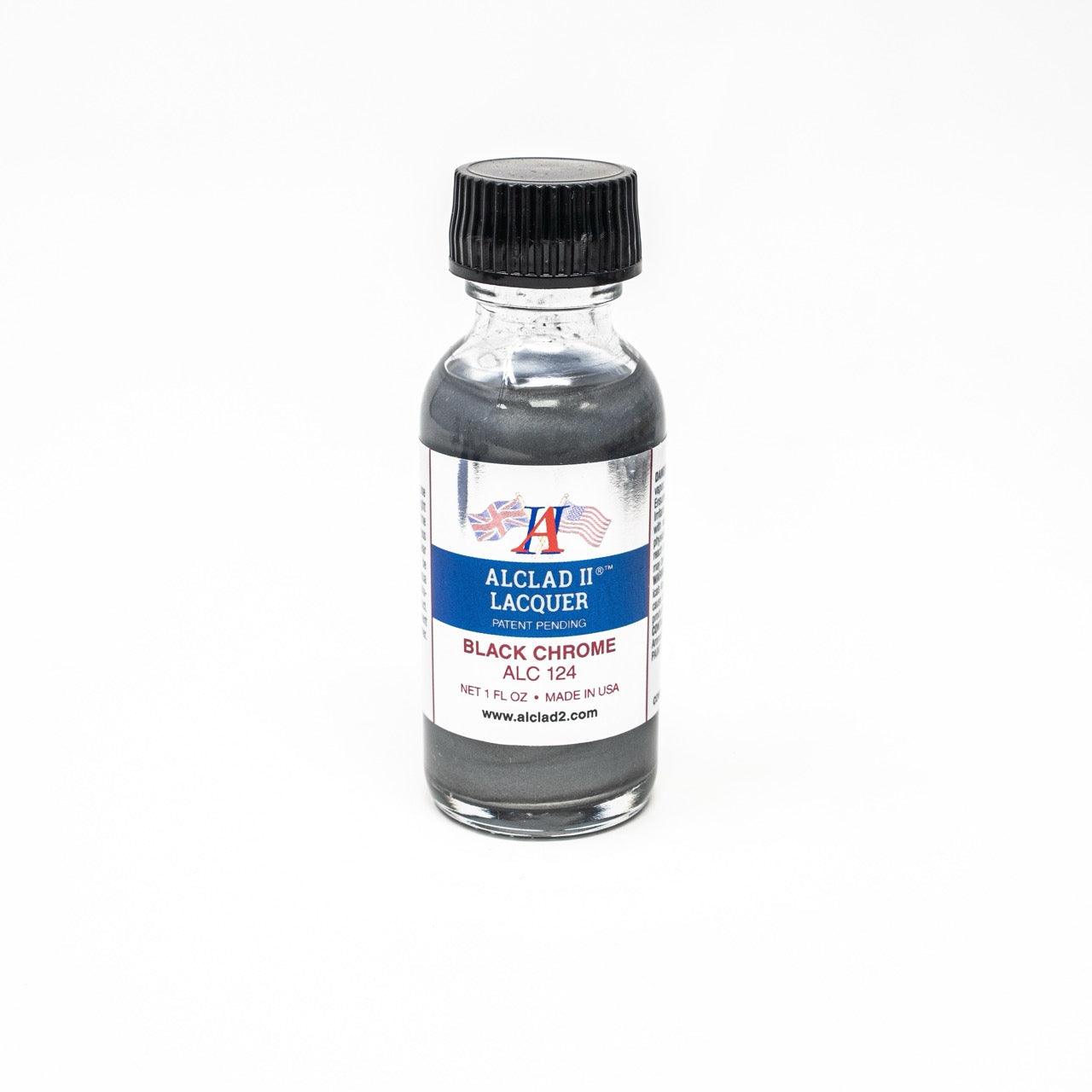 ALC-124 Alclad II Black Chrome Lacquer Paint 1-oz bottle