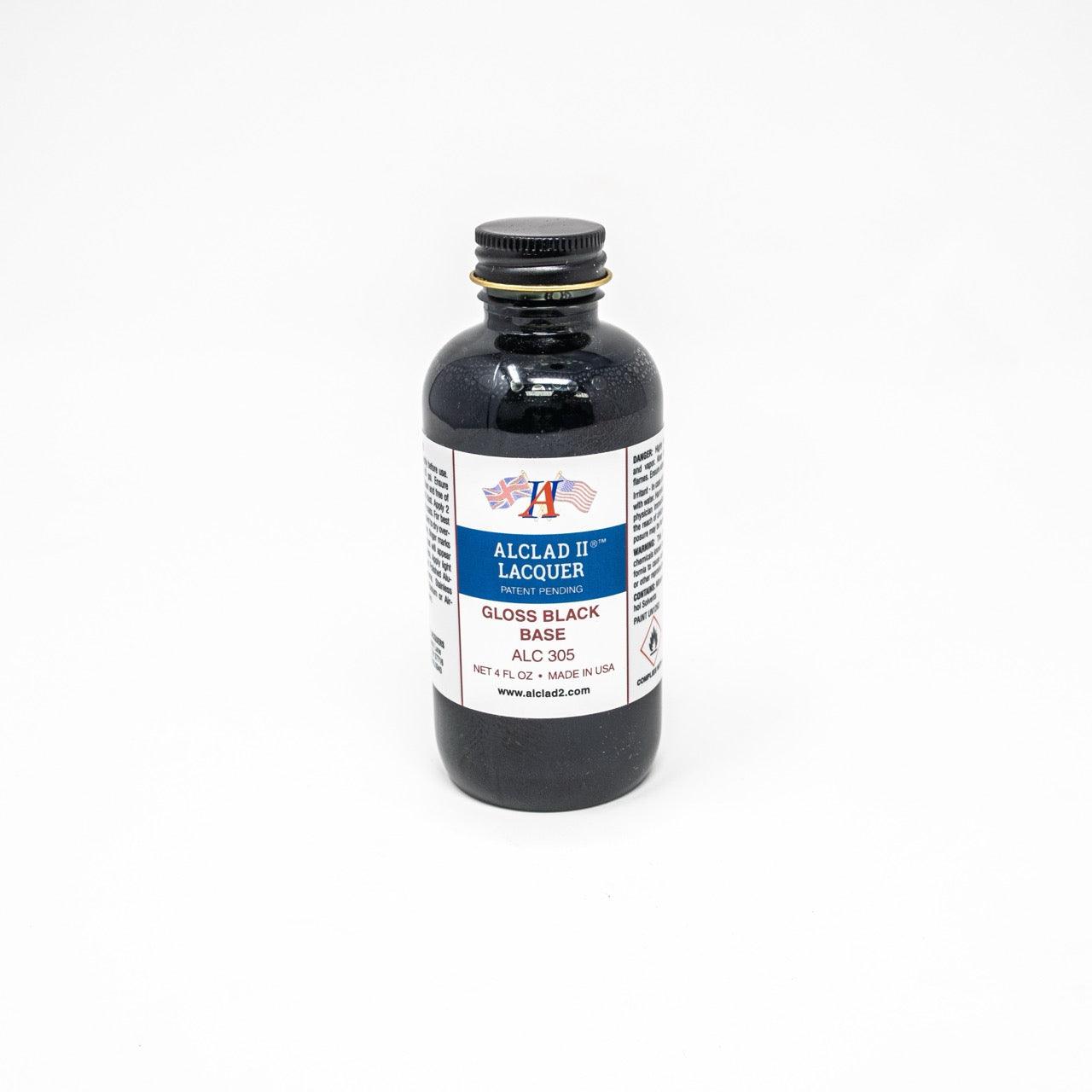 ALC-305 Alclad II Gloss Black Enamel Base 4-oz bottle