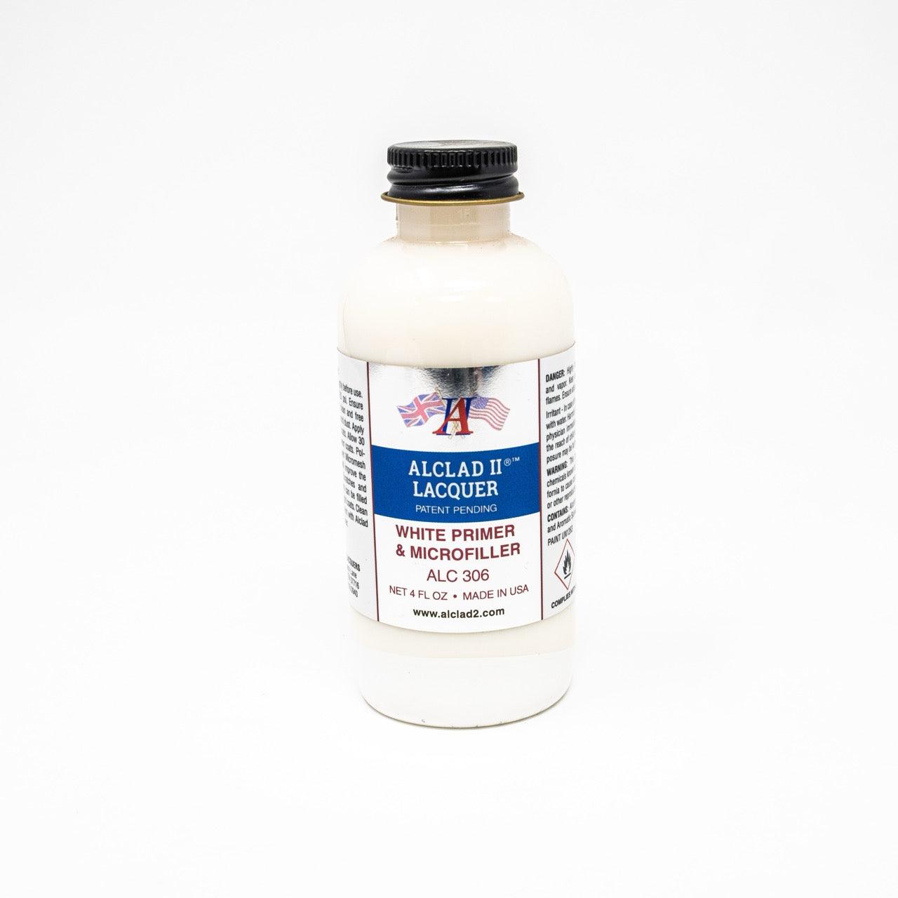 ALC-306 Alclad II White Primer and Microfiller Base 4-oz bottle