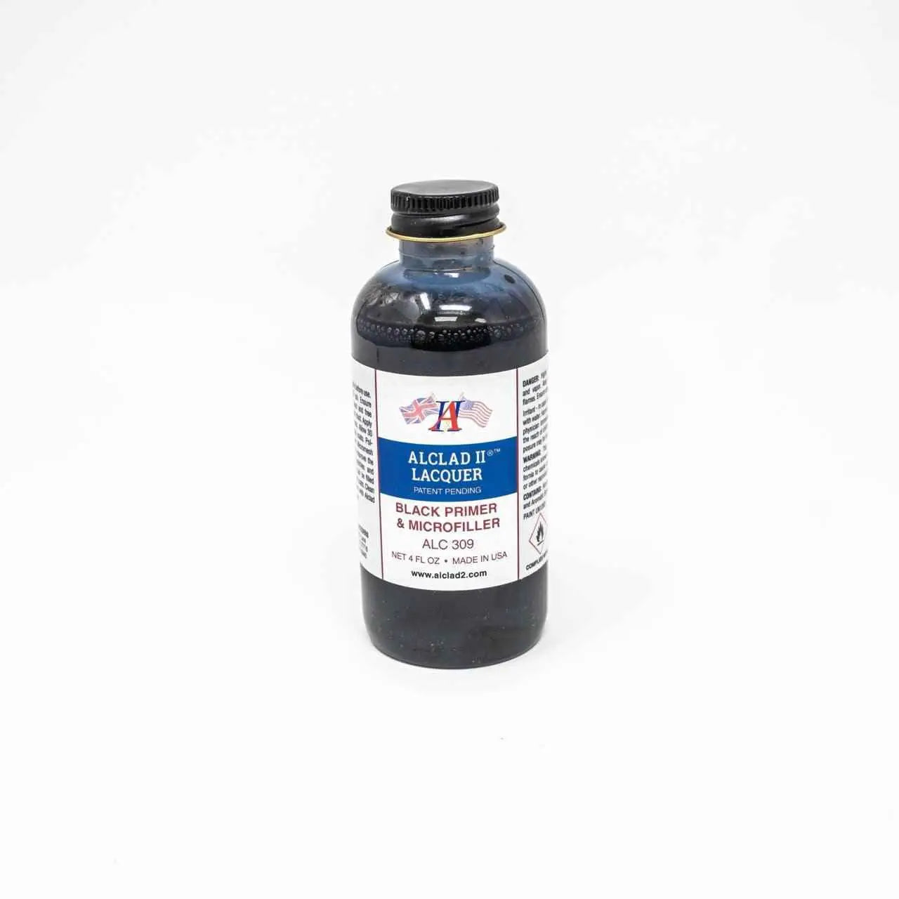 ALC-309 Alclad II Black Primer Base 4-oz bottle-Arizona Hobbies