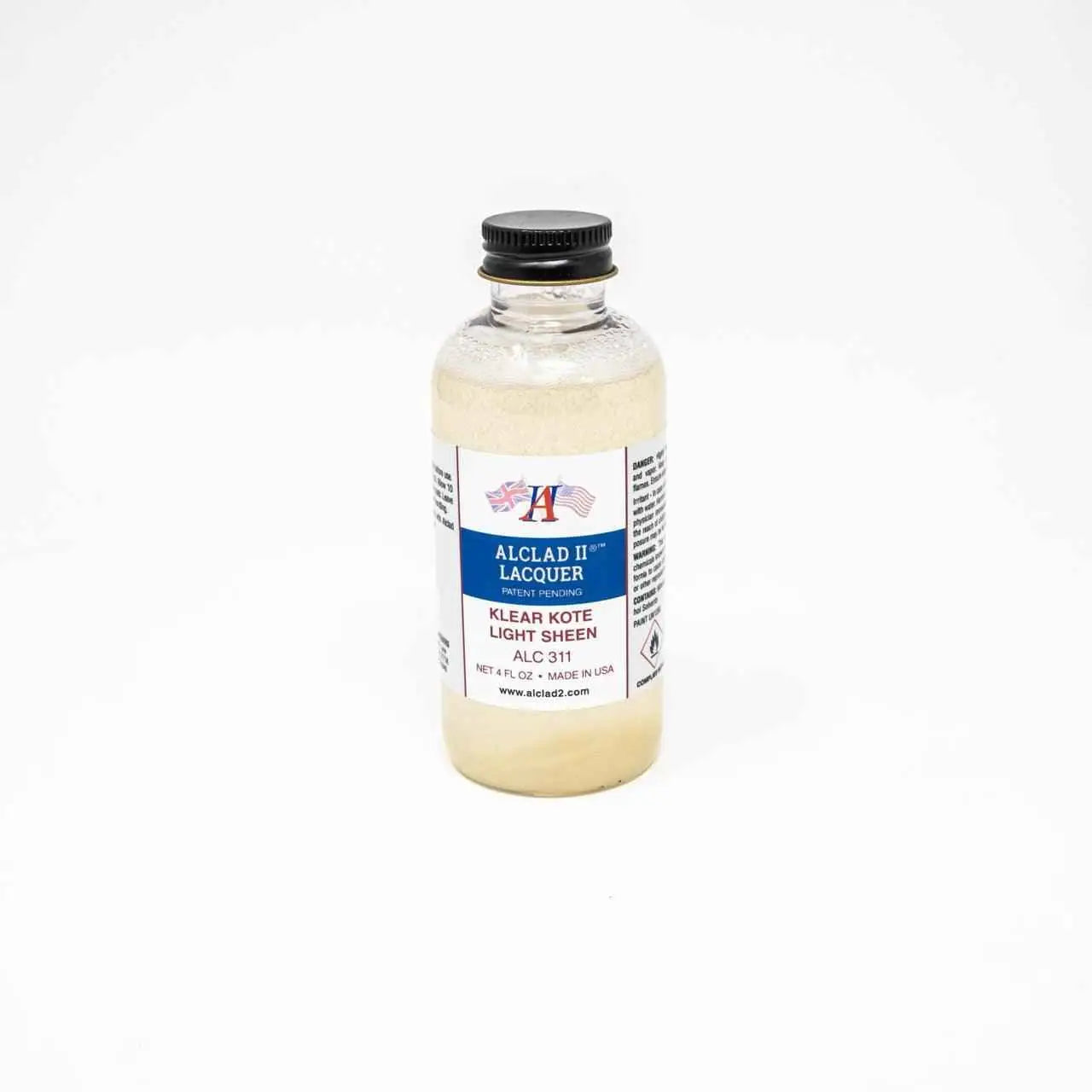 ALC-311 Alclad II Klear Kote Light Sheen Finish 4-oz bottle-Arizona Hobbies