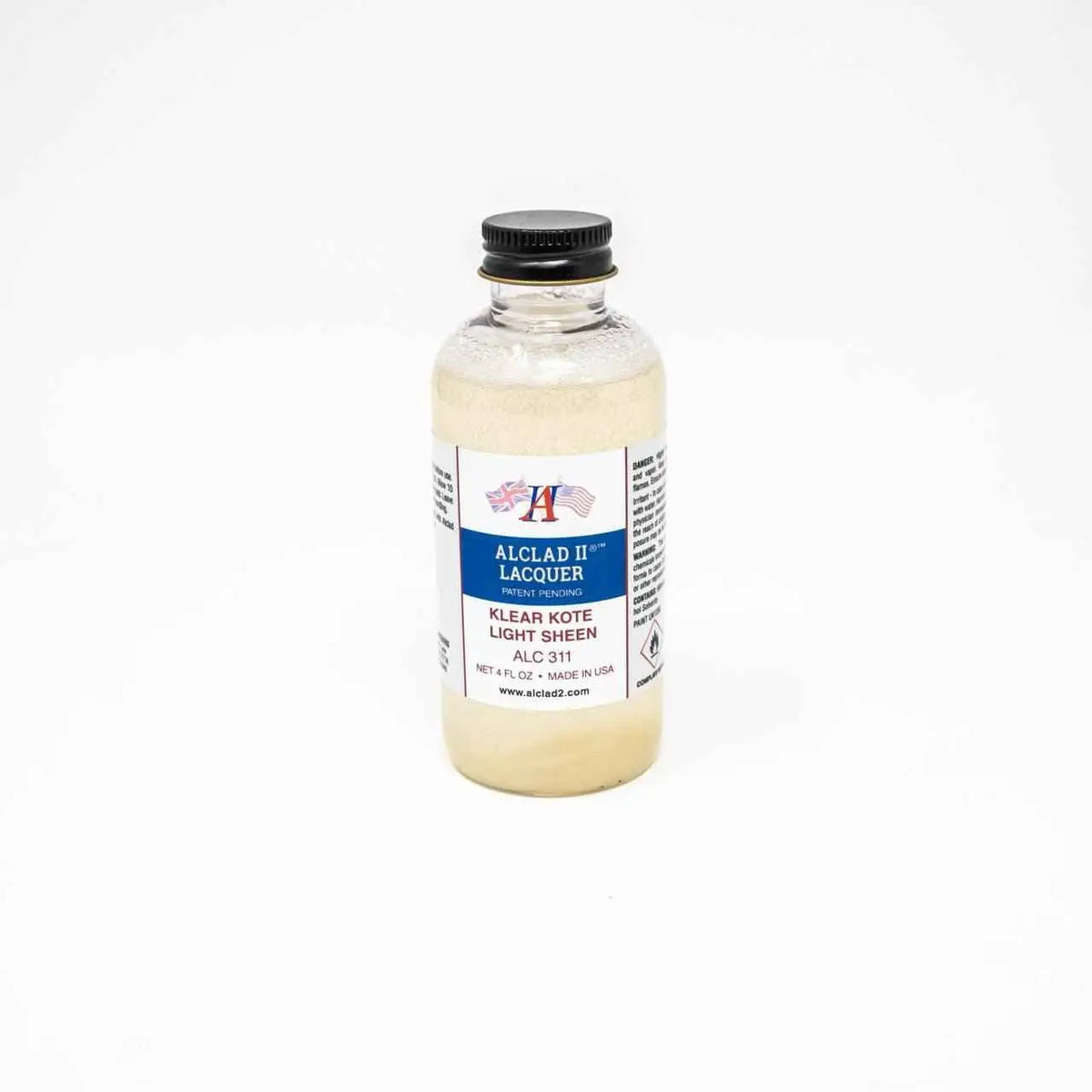 ALC-311 Alclad II Klear Kote Light Sheen Finish 4-oz bottle-Arizona Hobbies