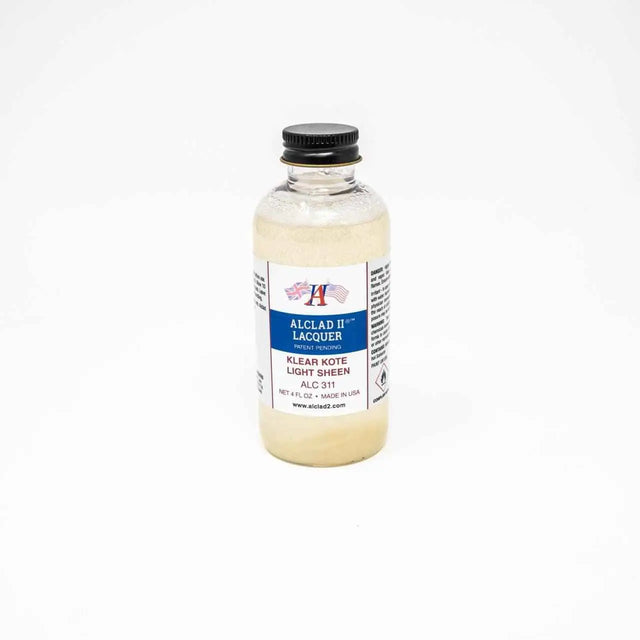 ALC-311 Alclad II Klear Kote Light Sheen Finish 4-oz bottle-Arizona Hobbies