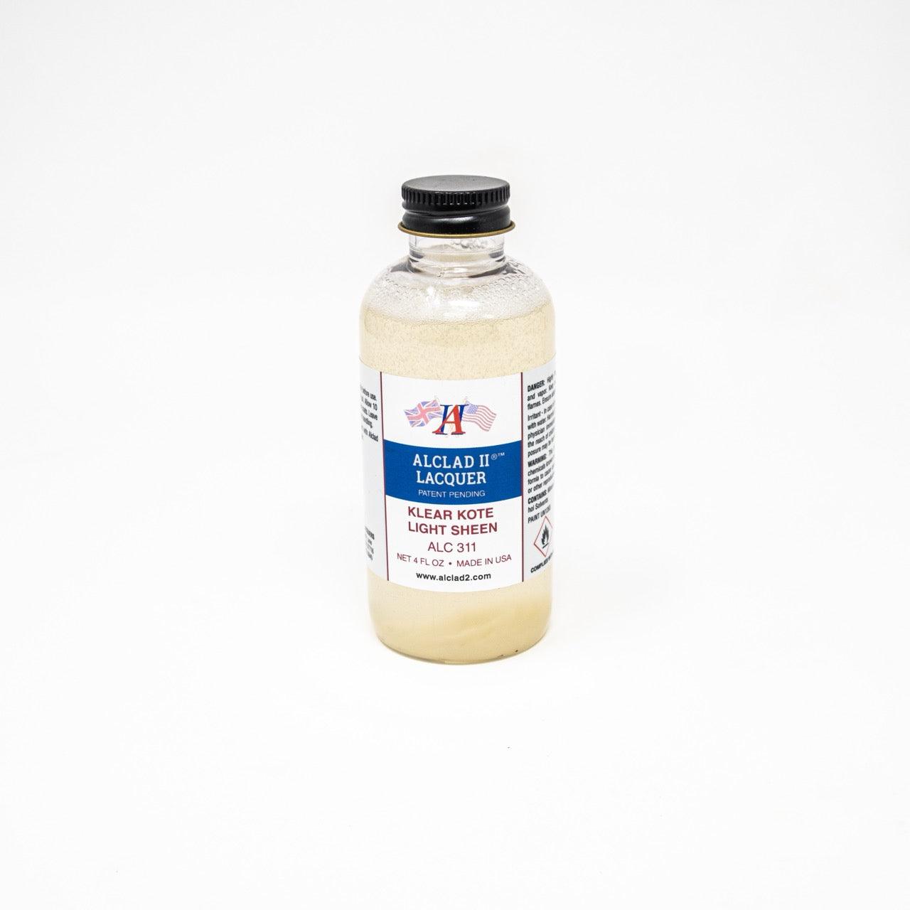 ALC-311 Alclad II Klear Kote Light Sheen Finish 4-oz bottle