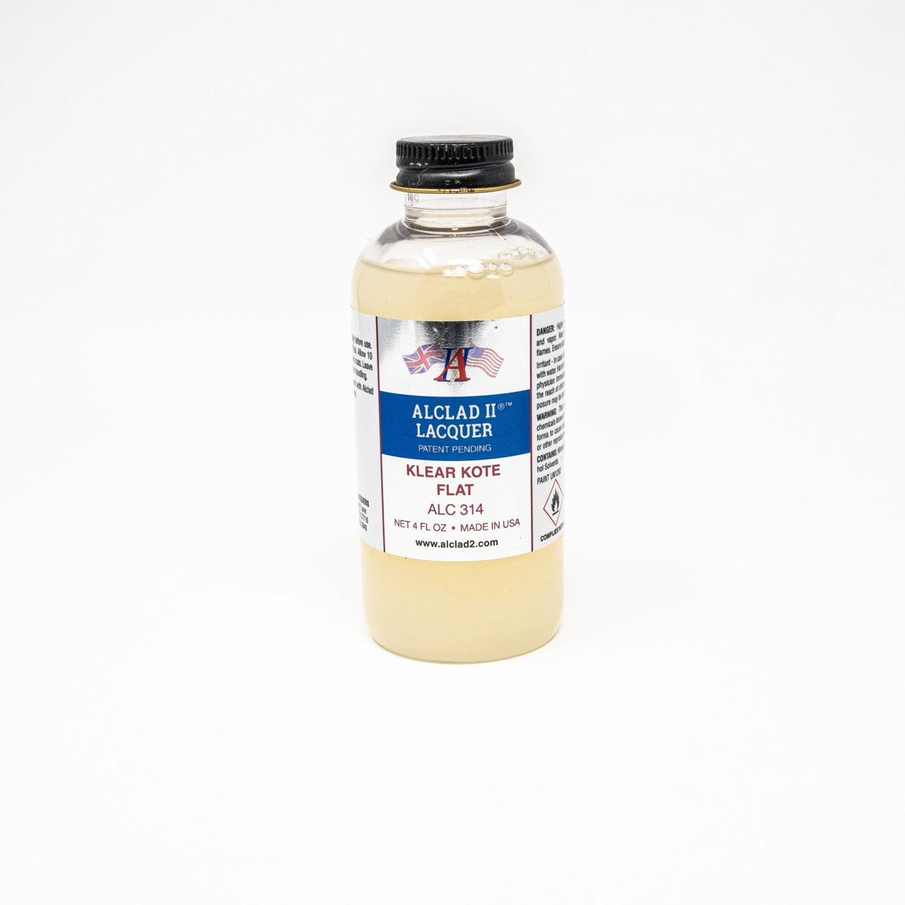 ALC-314 Alclad II Clear Coat Flat Finish 4-oz bottle