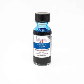 ALC-403 Alclad II Transparent Blue Lacquer Paint 1-oz bottle-Arizona Hobbies
