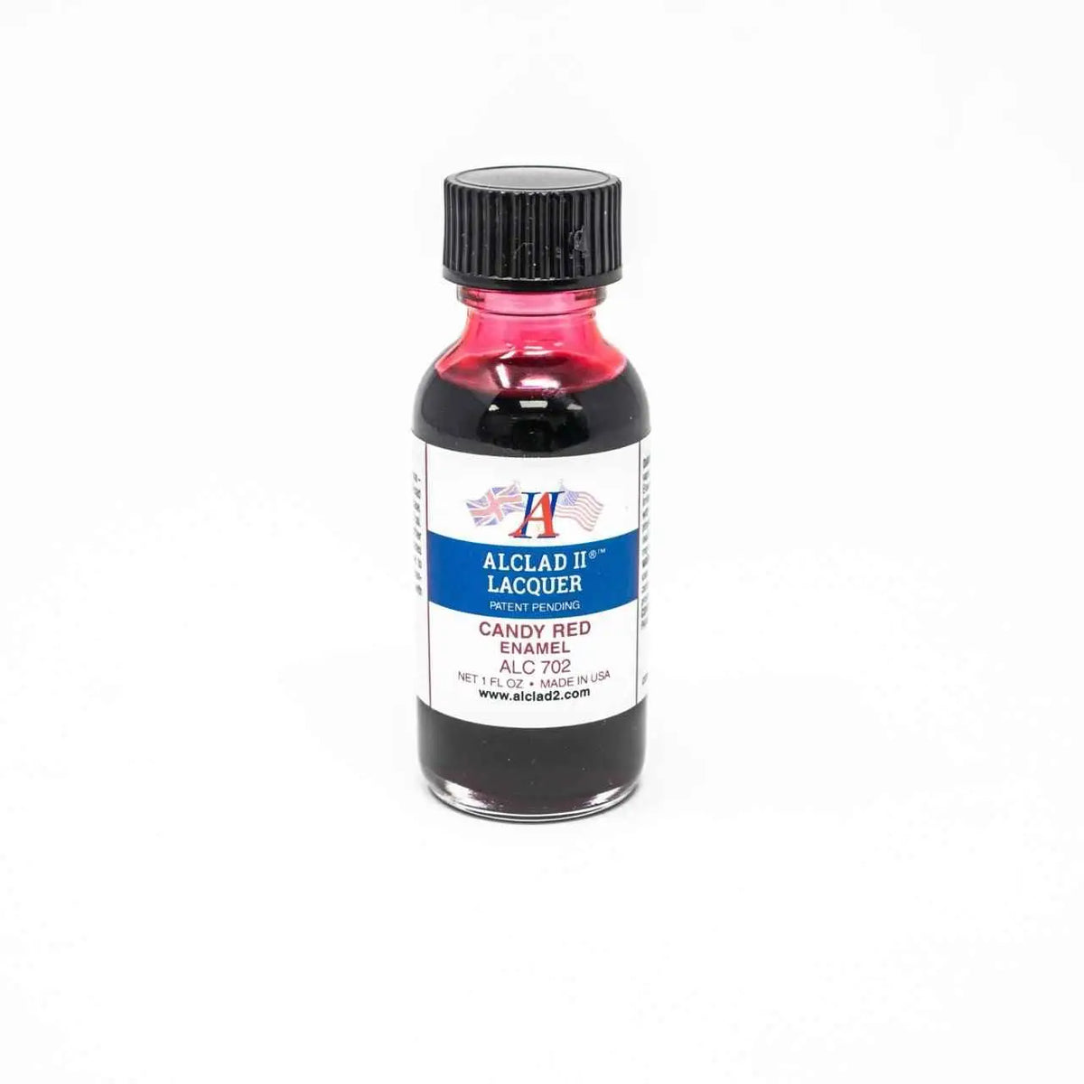 ALC-702 Alclad II Candy Red Enamel Paint 1-oz bottle-Arizona Hobbies