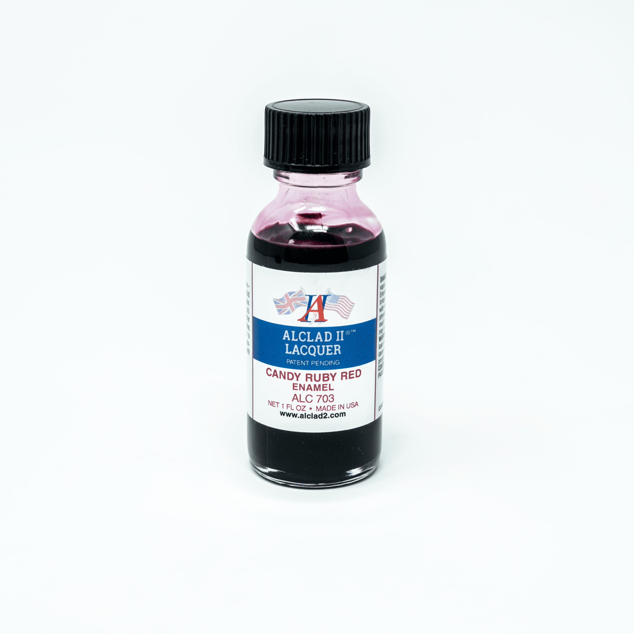 ALC-703 Alclad II Candy Ruby Red Enamel Paint 1-oz bottle
