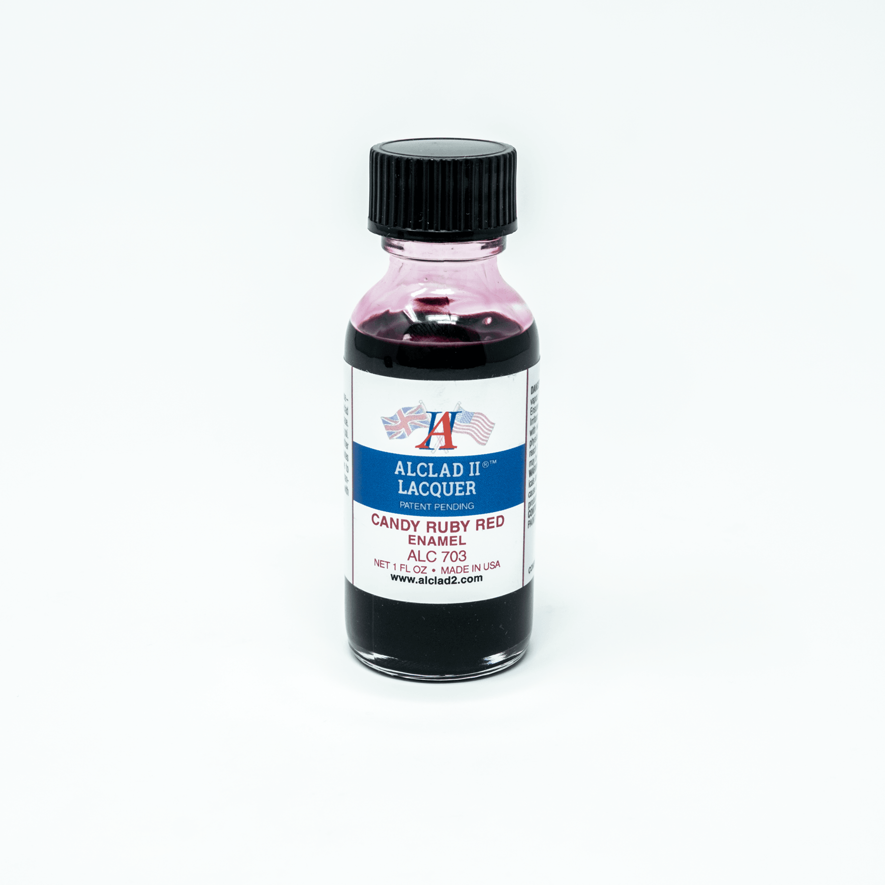 ALC-703 Alclad II Candy Ruby Red Enamel Paint 1-oz bottle