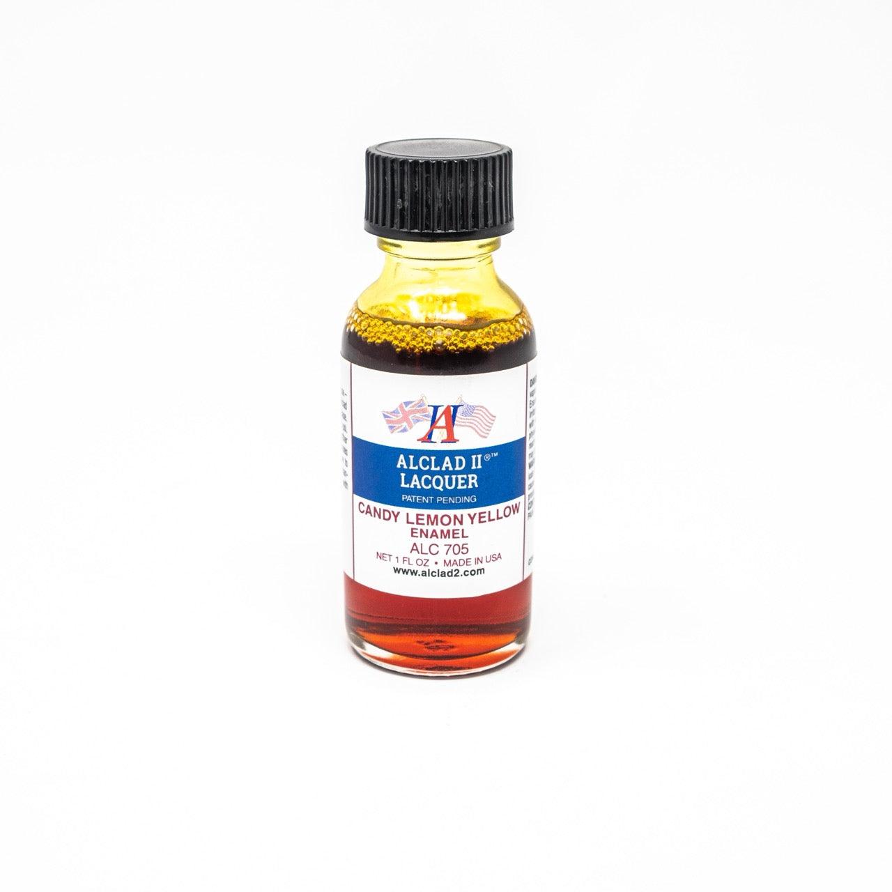 ALC-705 Alclad II Candy Lemon Yellow Enamel Paint 1-oz bottle
