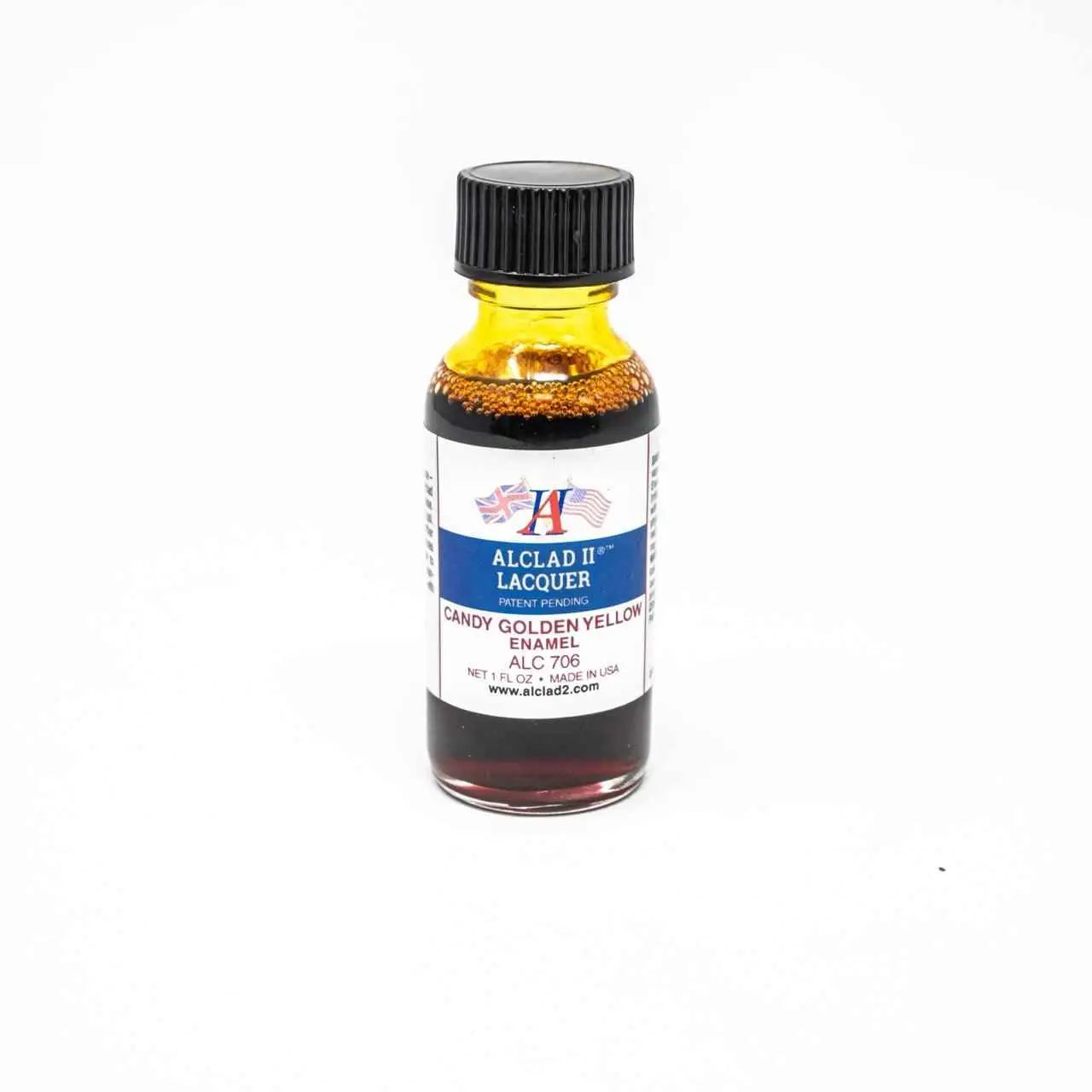 ALC-706 Alclad II Candy Golden Yellow Enamel Paint 1-oz bottle-Arizona Hobbies