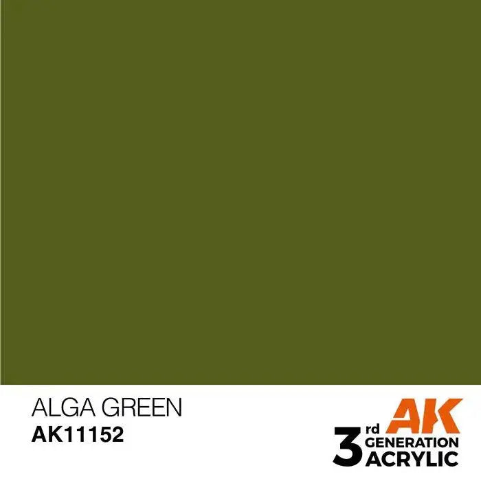 ALGAE GREEN AK Interactive 3G Acrylic (.57 oz.) bottle-Arizona Hobbies