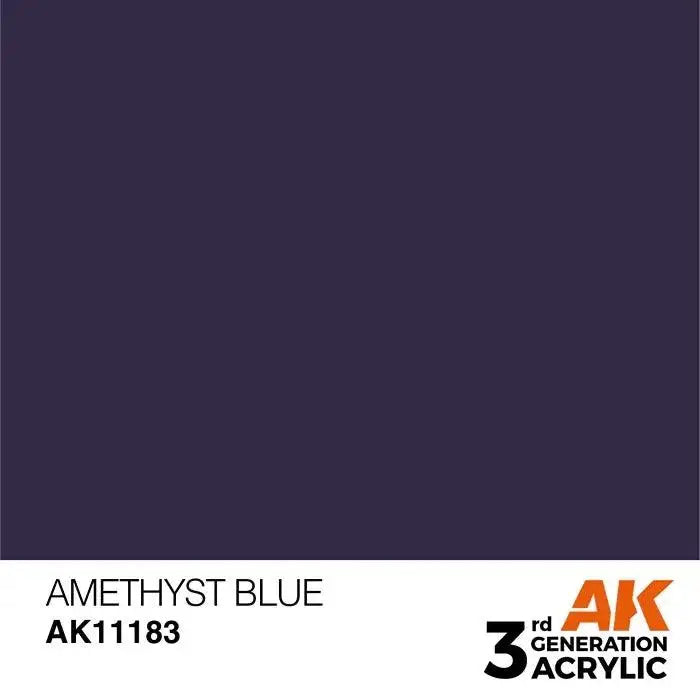 AMETHYST BLUE AK Interactive 3G Acrylic (.57 oz.) bottle-Arizona Hobbies