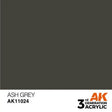 ASH GREY AK Interactive 3G Acrylic (.57 oz.) bottle-Arizona Hobbies