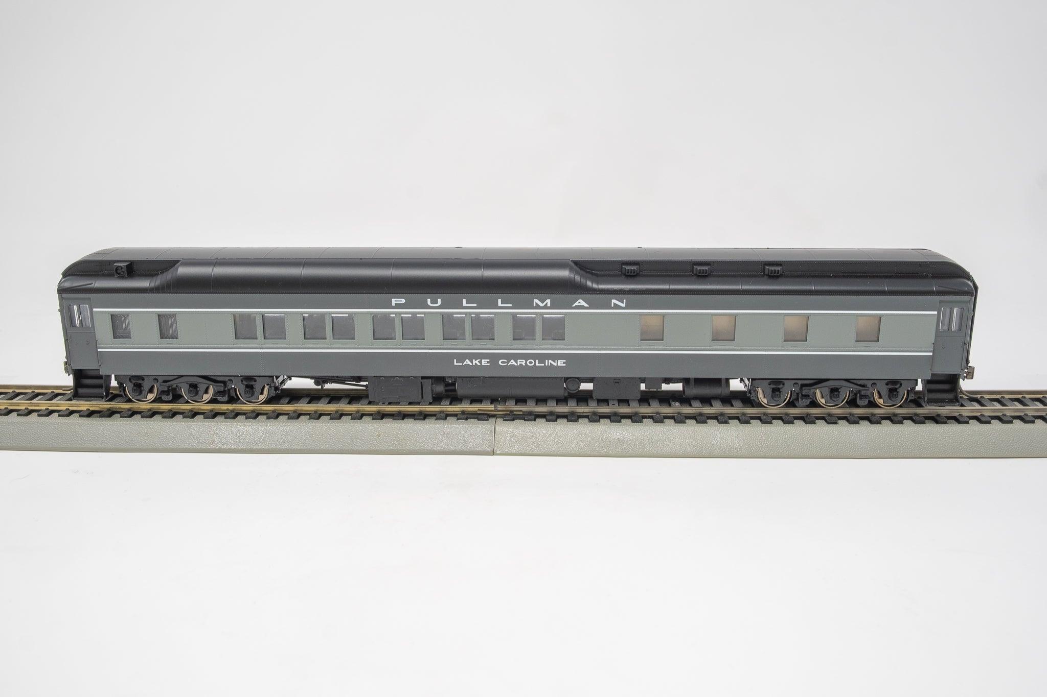 Atlas HO Scale - Pullman 'Lake Caroline' (Two Tone Grey/Black)-Model Railroad/HO Scale/HO Passenger Cars-Arizona Hobbies