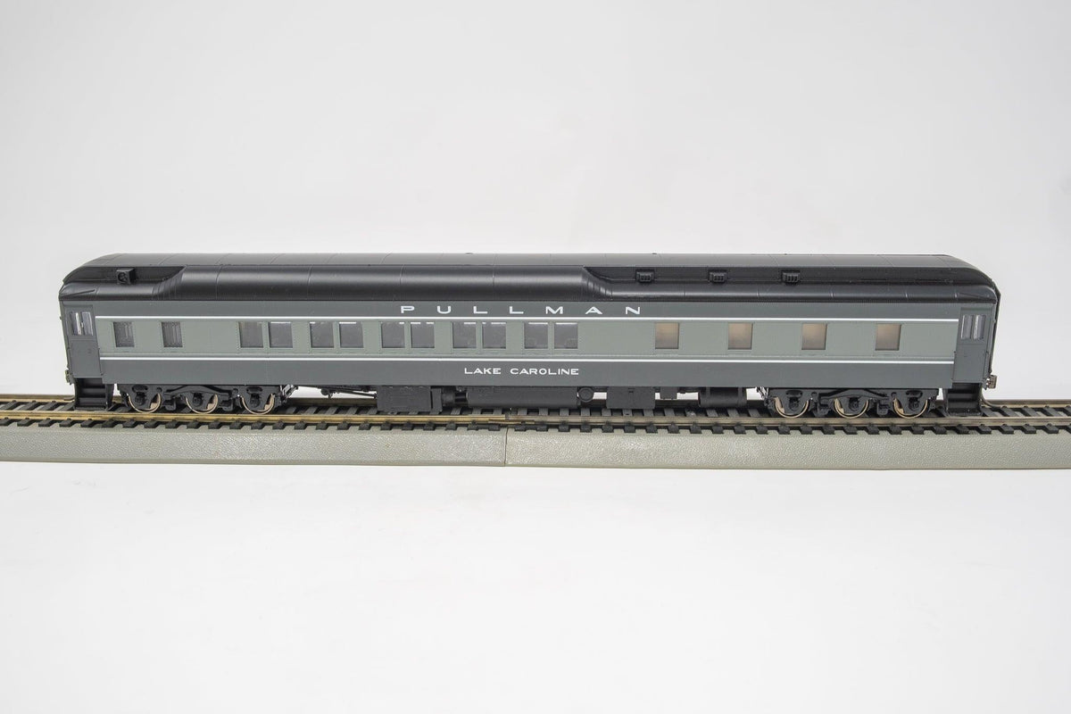 Atlas HO Scale - Pullman 'Lake Caroline' (Two Tone Grey/Black)-Model Railroad/HO Scale/HO Passenger Cars-Arizona Hobbies