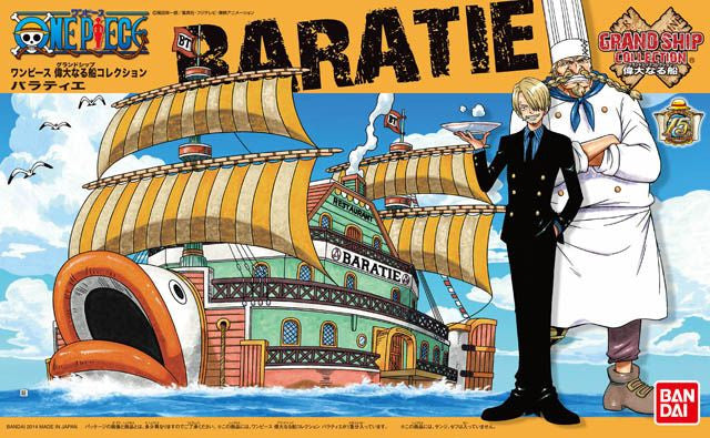 One Piece Baratie Model Ship Kit 1/144 – Bandai Grand Ship Collection #10