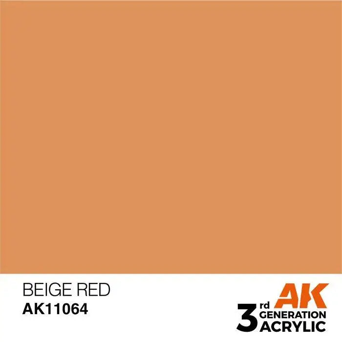 BEIGE RED AK Interactive 3G Acrylic (.57 oz.) bottle-Arizona Hobbies
