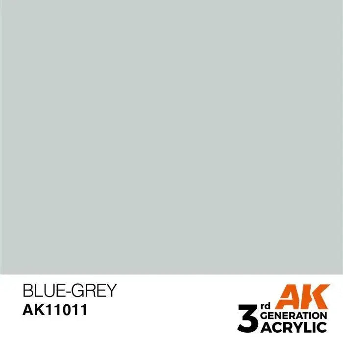 BLUE-GREY AK Interactive 3G Acrylic (.57 oz.) bottle-Arizona Hobbies