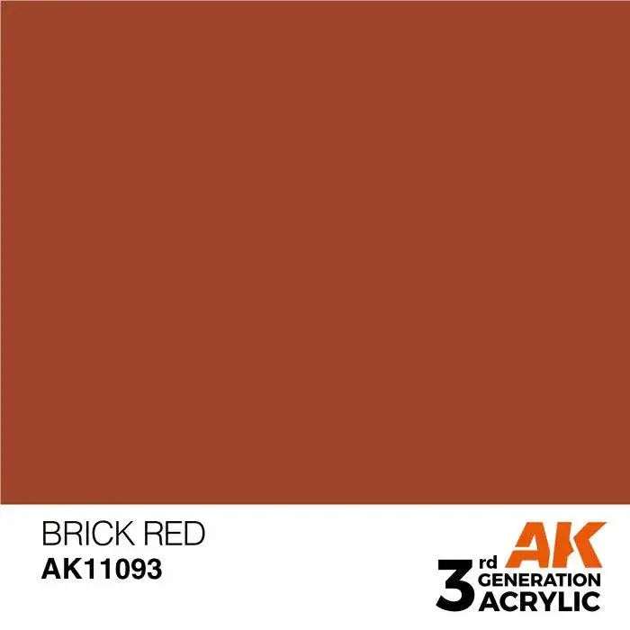 BRICK RED AK Interactive 3G Acrylic (.57 oz.) bottle-Arizona Hobbies