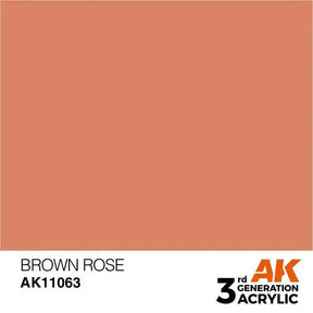 BROWN ROSE AK Interactive 3G Acrylic (.57 oz.) bottle-Arizona Hobbies