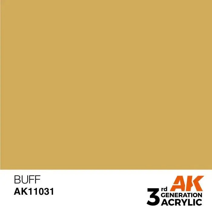 BUFF AK Interactive 3G Acrylic (.57 oz.) bottle-Arizona Hobbies