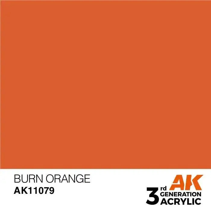 BURNT ORANGE AK Interactive 3G Acrylic (.57 oz.) bottle-Arizona Hobbies