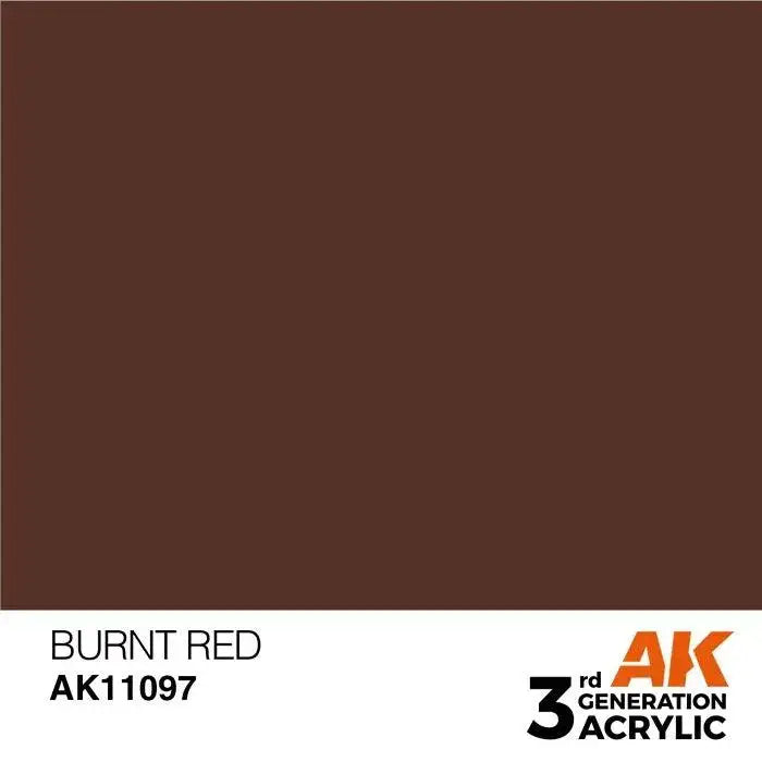 BURNT RED AK Interactive 3G Acrylic (.57 oz.) bottle-Arizona Hobbies