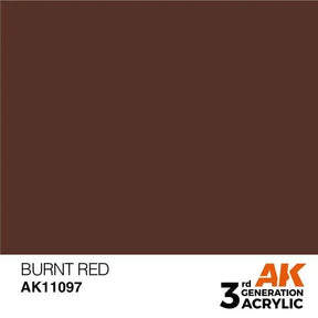 BURNT RED AK Interactive 3G Acrylic (.57 oz.) bottle-Arizona Hobbies