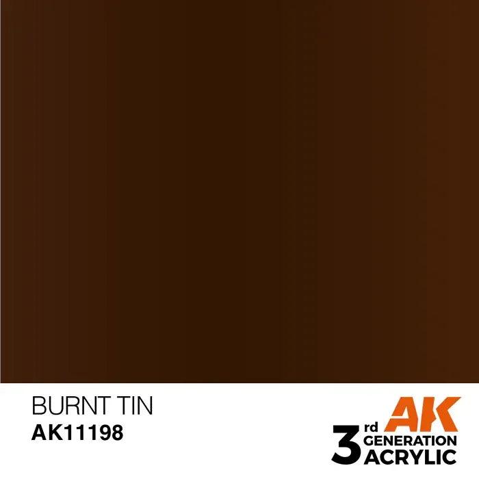 BURNT TIN AK Interactive 3G Acrylic (.57 oz.) bottle-Arizona Hobbies