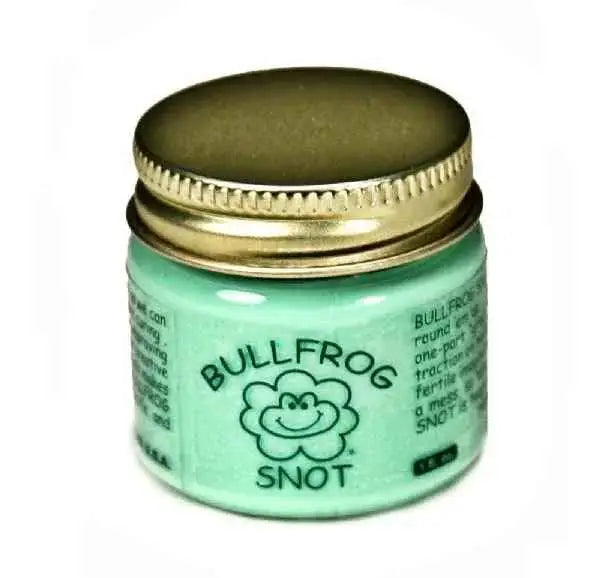 Bullfrog Snot Model Railroad Wheel Adhesive - Improve Locomotive Traction - picture of product jar