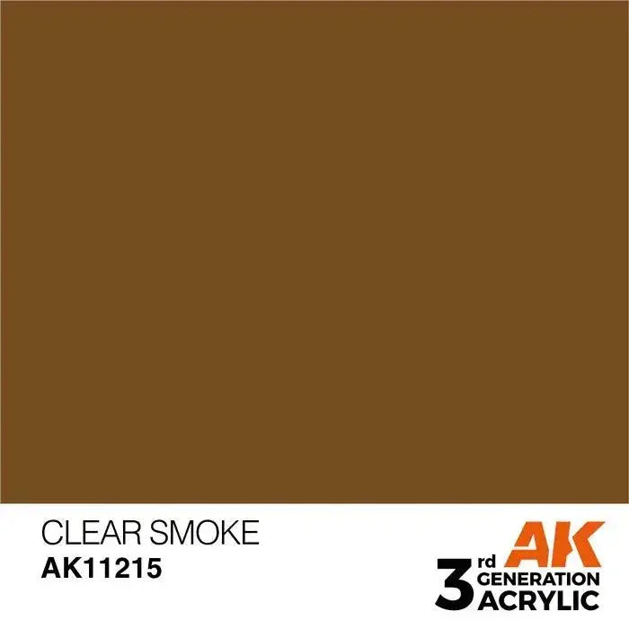 CLEAR SMOKE AK Interactive 3G Acrylic (.57 oz.) bottle-Arizona Hobbies