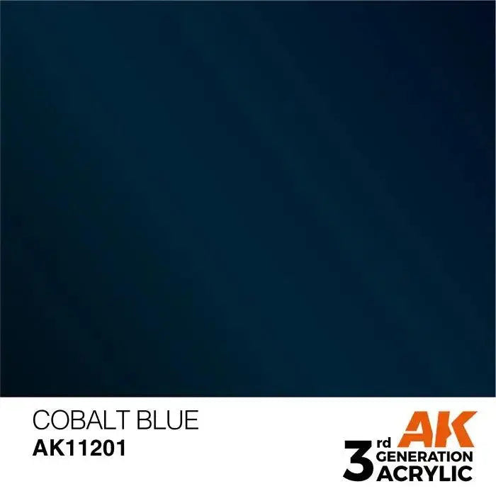 COBALT BLUE AK Interactive 3G Acrylic (.57 oz.) bottle-Arizona Hobbies