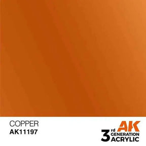 COPPER AK Interactive 3G Acrylic (.57 oz.) bottle-Arizona Hobbies