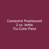 Carneolrot Pearlescent 2-oz bottle (Air-brush) Tru-Color Paint SPECIAL ORDER ONLY-with color swatch-Arizona Hobbies