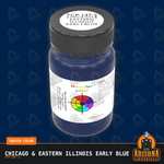 Chicago & Eastern Illinois EARLY BLUE 2-oz bottle (Air-brush) Tru-Color Paint SPECIAL ORDER ONLY-with color swatch-Arizona Hobbies