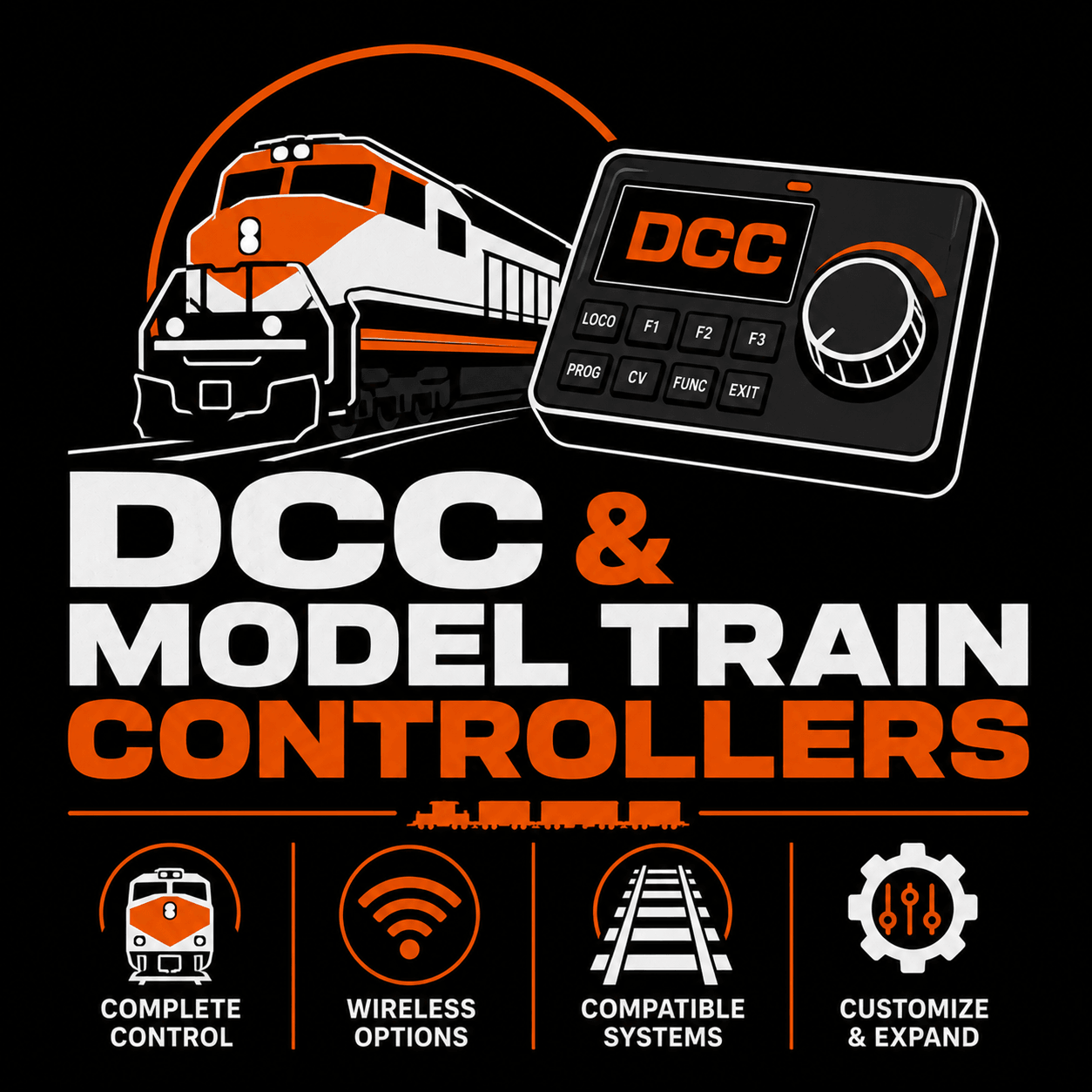DCC Model Train Controllers