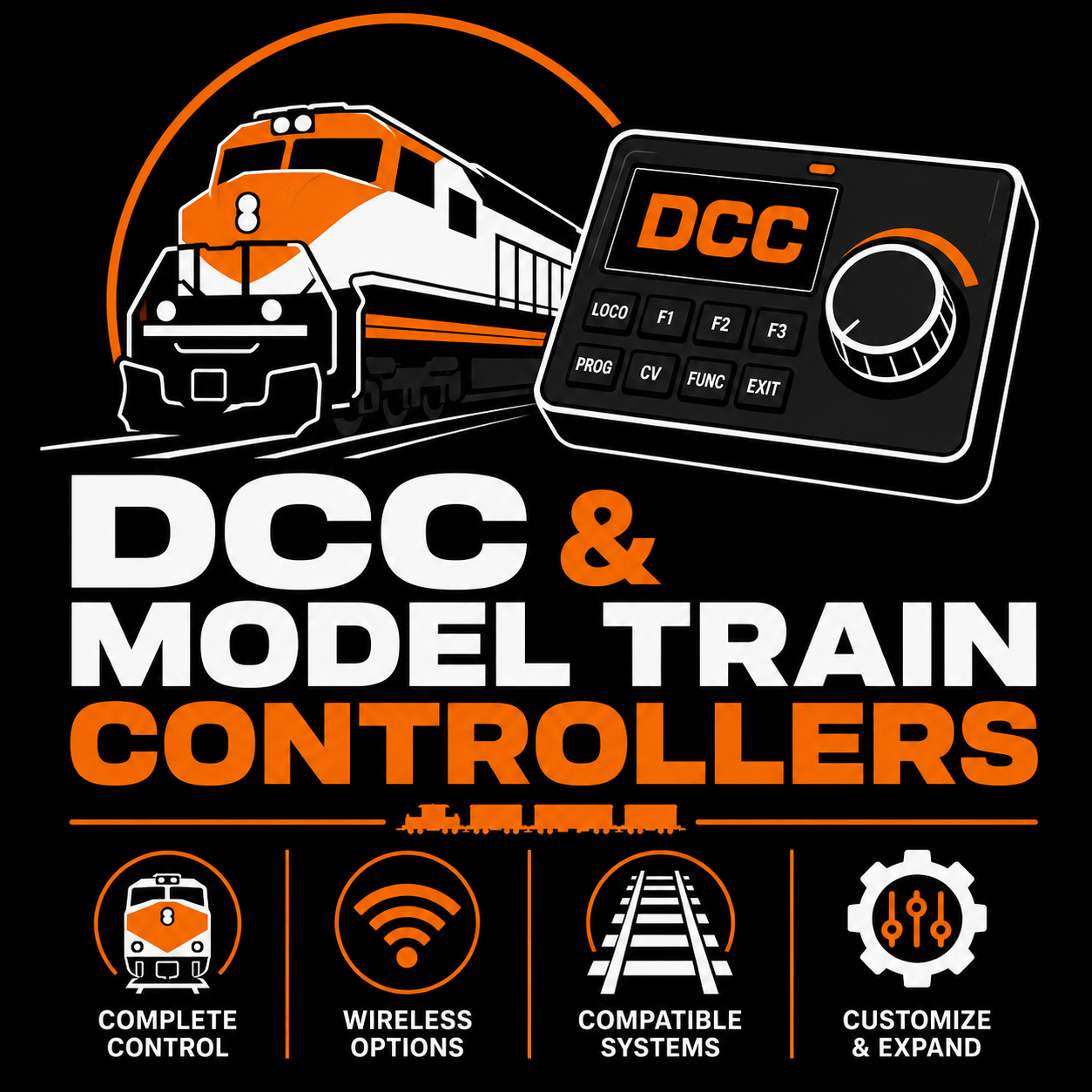 DCC Model Train Controllers