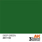 DEEP GREEN AK Interactive 3G Acrylic (.57 oz.) bottle-Arizona Hobbies