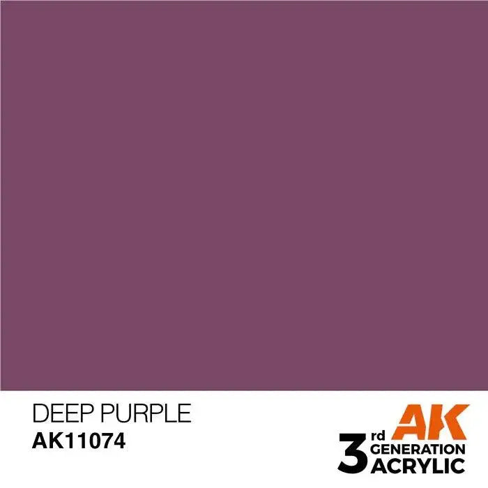 DEEP PURPLE AK Interactive 3G Acrylic (.57 oz.) bottle-Arizona Hobbies