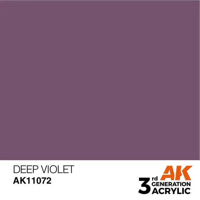 DEEP VIOLET AK Interactive 3G Acrylic (.57 oz.) bottle-Arizona Hobbies