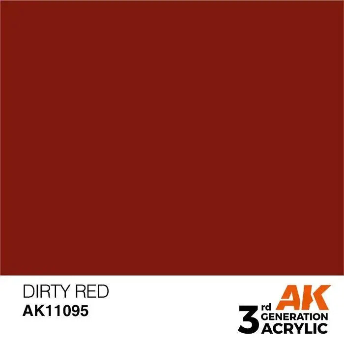 DIRTY RED AK Interactive 3G Acrylic (.57 oz.) bottle-Arizona Hobbies