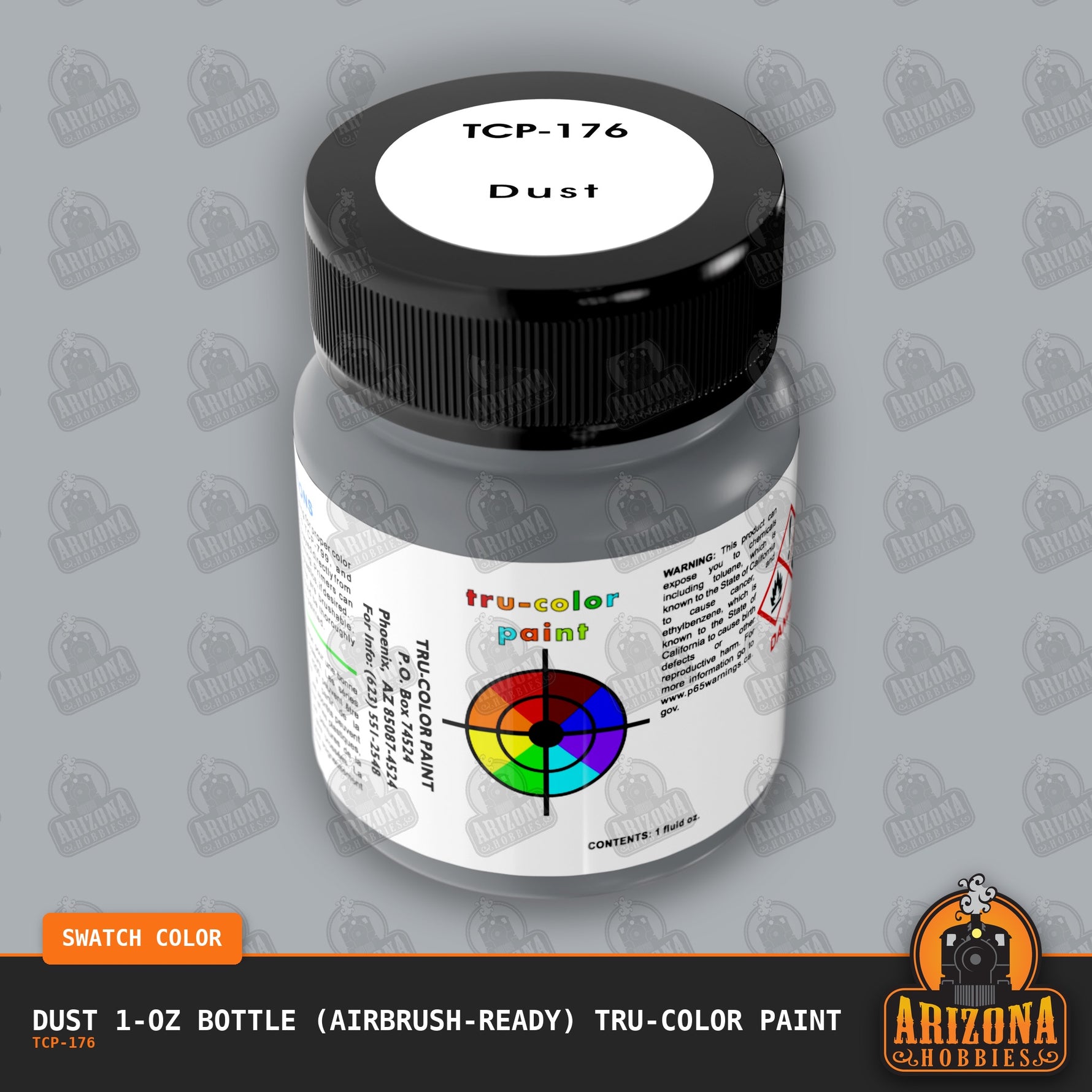 DUST 1-oz bottle (Air-brush) Tru-Color Paint-with color swatch-Arizona Hobbies