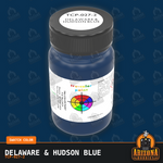 Delaware & Hudson BLUE 2-oz bottle (Air-brush) Tru-Color Paint SPECIAL ORDER ONLY-with color swatch-Arizona Hobbies