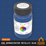 EMD Demonstrator METALLIC BLUE 2-oz bottle (Air-brush) Tru-Color Paint SPECIAL ORDER ONLY-with color swatch-Arizona Hobbies